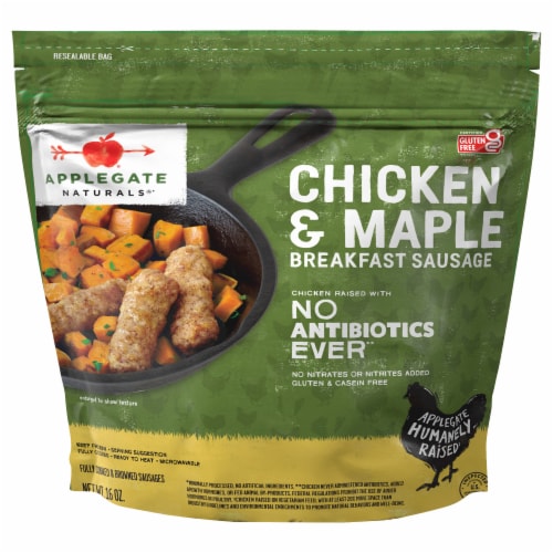 Applegate Natural Chicken & Maple Frozen Breakfast Sausage