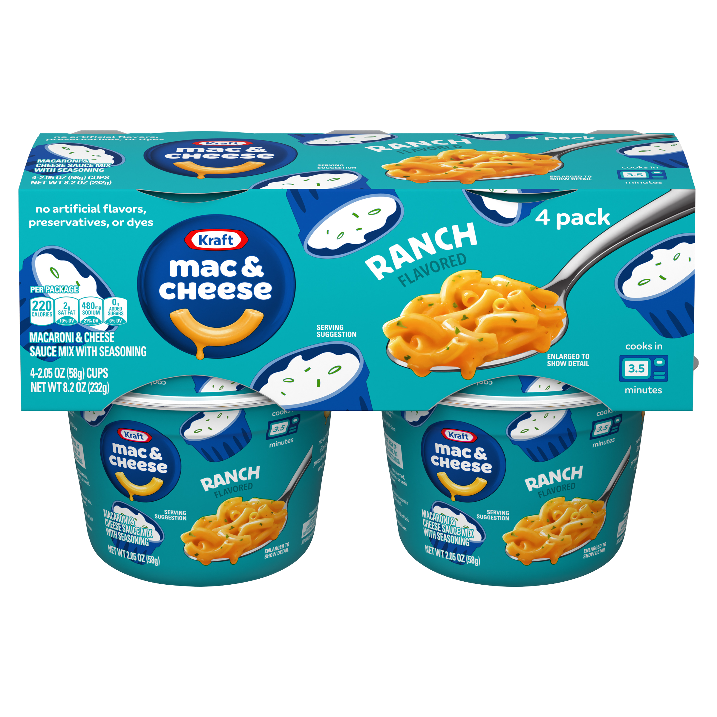 Ranch Flavored Mac & Cheese Macaroni and Cheese Dinner