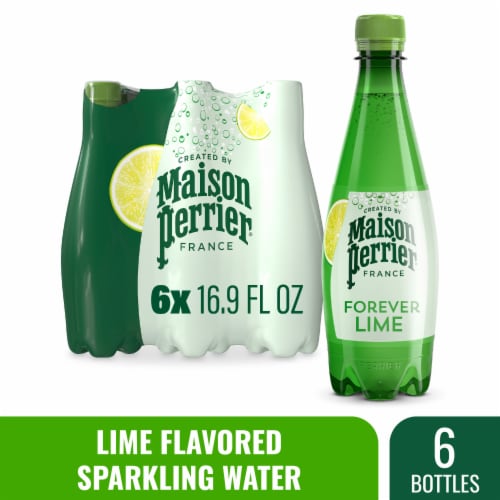 Maison Perrier Forever Lime Flavored Sparkling Water Plastic Water Bottles