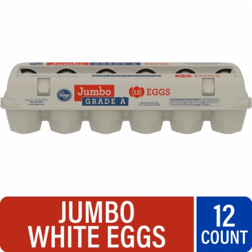 Kroger® Grade A Jumbo White Eggs