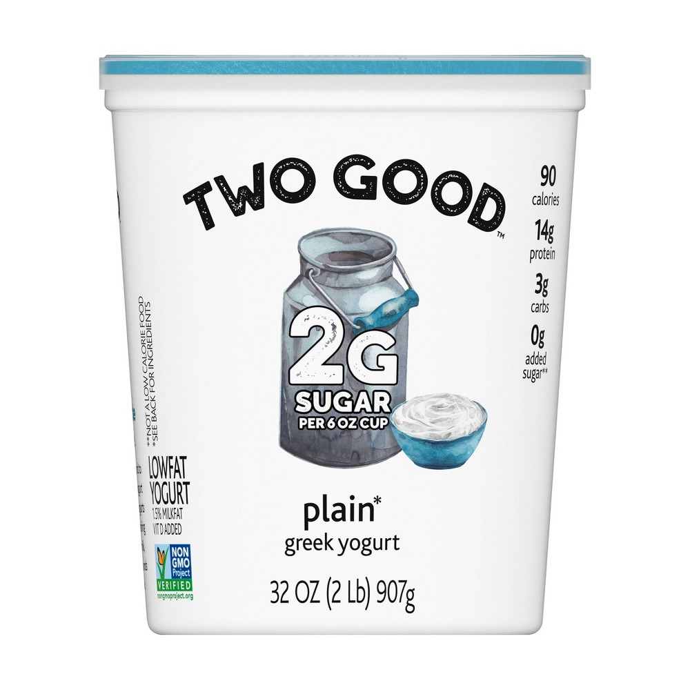 Two Good Greek LF Plain 32 oz