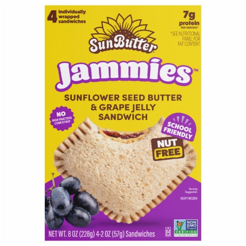 SunButter® Jammies™ Sunflower Butter & Grape Jelly Sandwiches