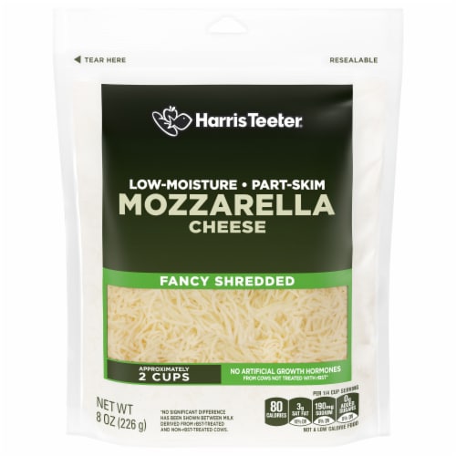 Harris Teeter Part-Skim Low-Moisture Mozzarella Fancy Shredded Cheese 8 oz