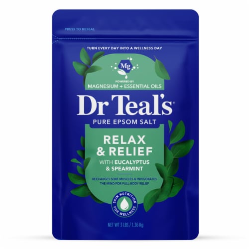 Dr Teal's® Relax & Relief with Eucalyptus & Spearmint Epsom Salt Magnesium Soak