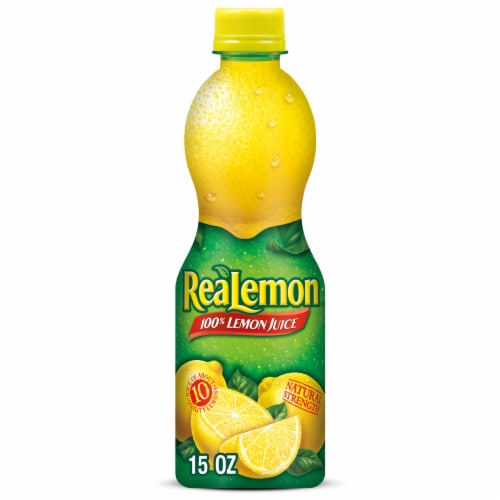 ReaLemon 100% Lemon Juice, 15 fl oz bottle