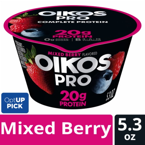 Oikos Pro 20g Protein Mixed Berry Yogurt-Cultured Ultra-Filtered Milk Product Cup