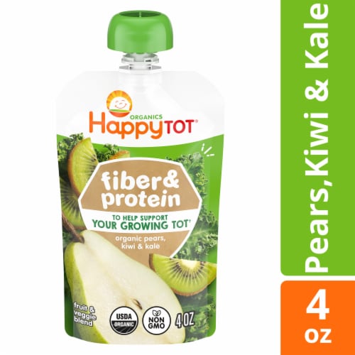 Happy Tot Stage 4 Organic Pears Kiwi & Kale Pouch
