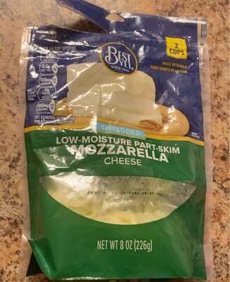 Best Yet Mozzarella Shredded 8 oz pack