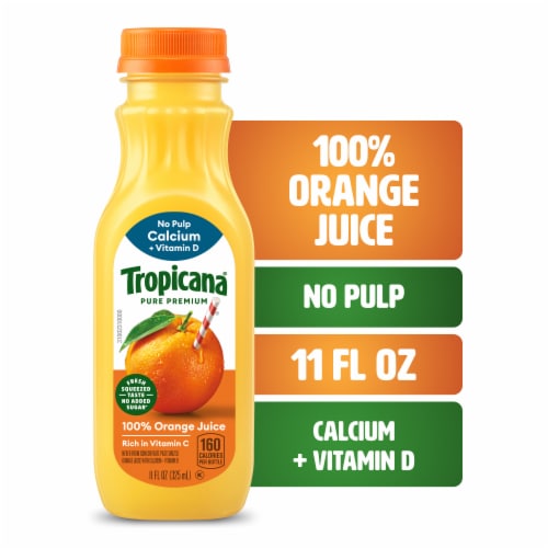 Tropicana Pure Premium Original No Pulp No Sugar Added With Calcium + Vitamin D 100% Orange Juice