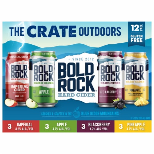 Bold Rock The Crate Outdoors Hard Cider Variety Pack