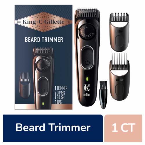 King C. Gillette Men's Cordless Rechargeable Electric Beard Trimmer