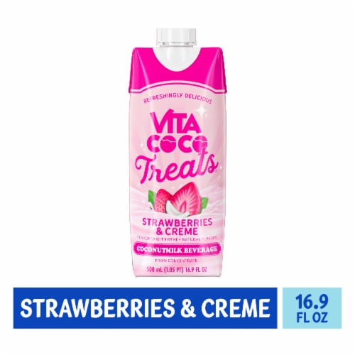 Vita Coco Treats Strawberries and Creme - 16.9 fl Oz
