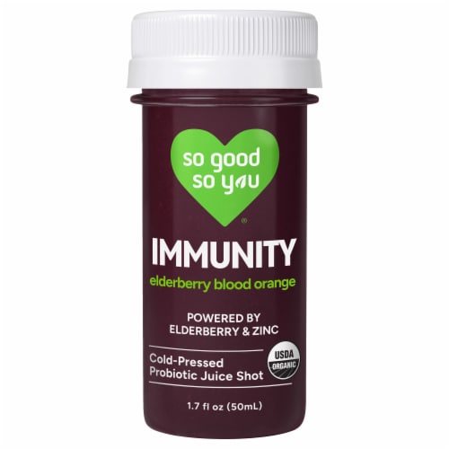 So Good So You® Elderberry Blood Orange Immunity Probiotic Shot