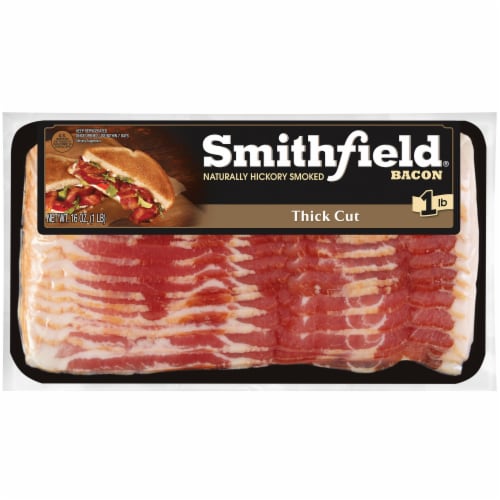 Smithfield® Naturally Hickory Smoked Thick Cut Bacon