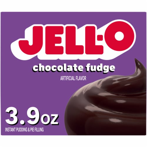 Jell-O Chocolate Fudge Instant Pudding & Pie Filling Mix, Box
