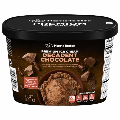 Harris Teeter Premium Decadent Chocolate Ice Cream