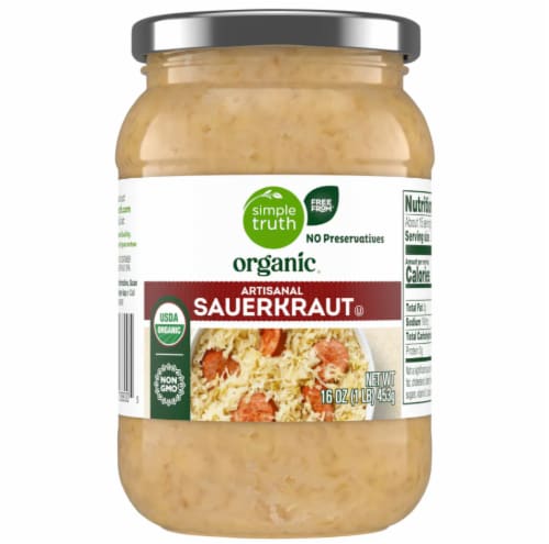 Simple Truth Organic Sauerkraut 16oz Glass