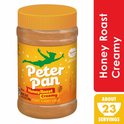 Peter Pan Creamy Honey Roast Peanut Butter Spread Made with Roasted Peanuts