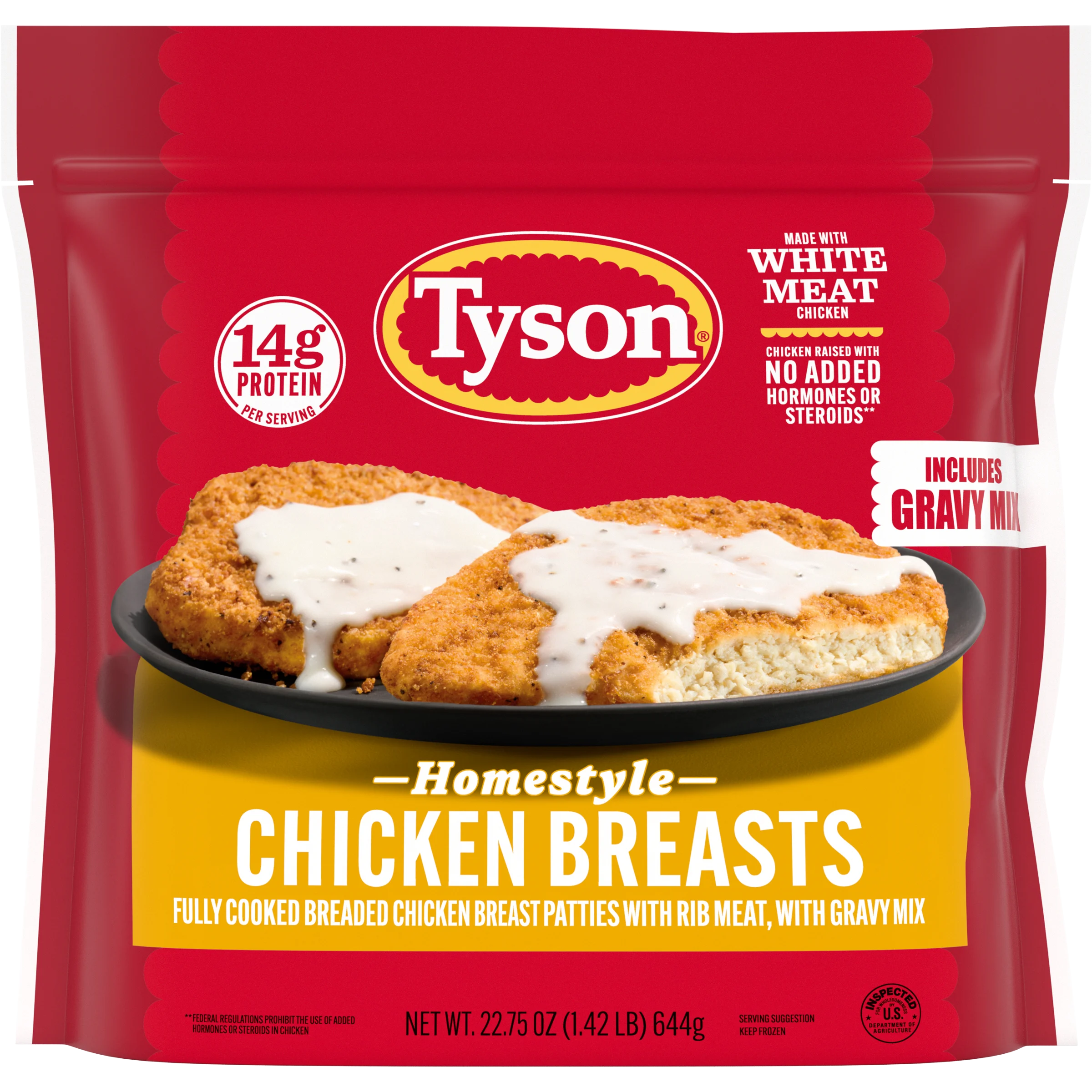 Tyson Homestyle Chicken Breasts with Gravy Mix