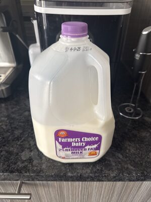 Farmers Choice Dairy 2% Reduced Fat Milk 128 oz