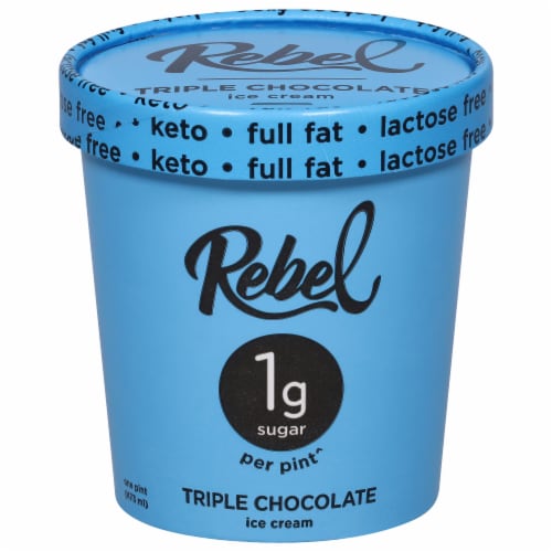Rebel Keto Triple Chocolate Ice Cream Pint
