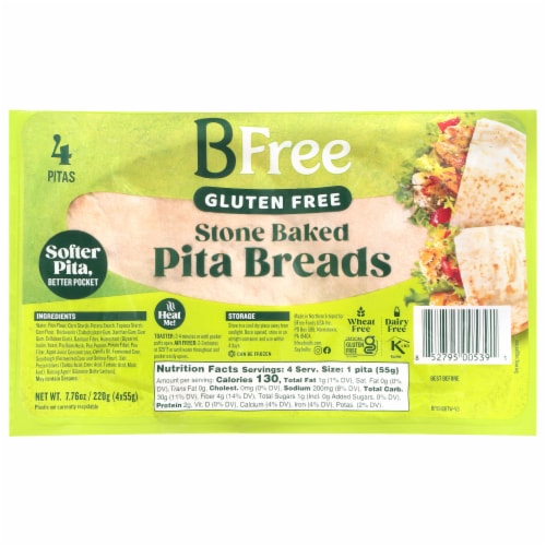 BFree Wheat & Gluten Free Stone Baked Pita Breads
