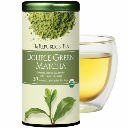 The Republic of Tea Organic Double Green® Matcha Tea Bags