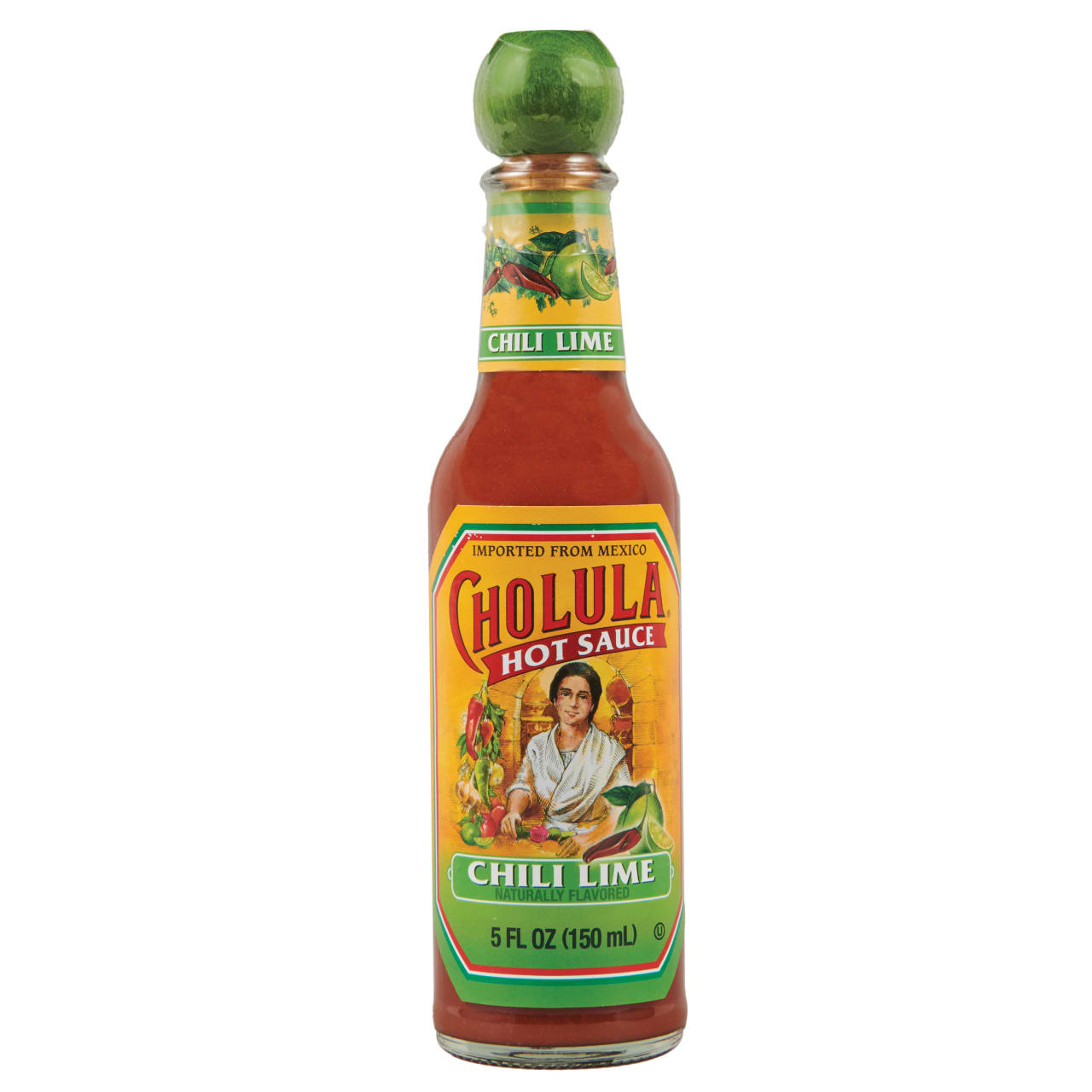 Cholula Chili Lime Hot Sauce, 5.0 fl oz