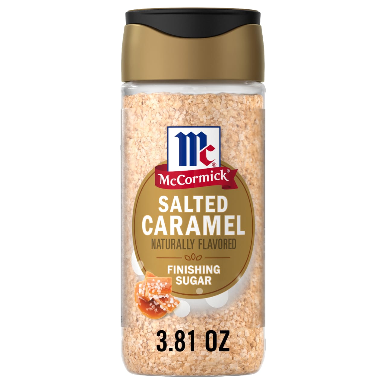 McCormick Naturally Flavored Salted Caramel Finishing Sugar, 3.81 oz
