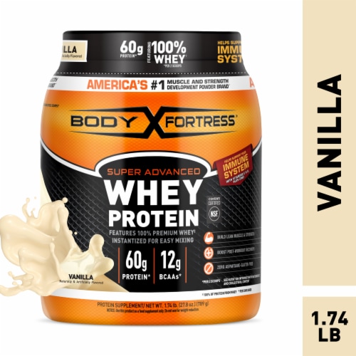 Body Fortress® Super Advanced Whey Protein Powder - Vanilla