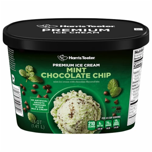 Harris Teeter® Premium Mint Chocolate Chip Ice Cream Tub