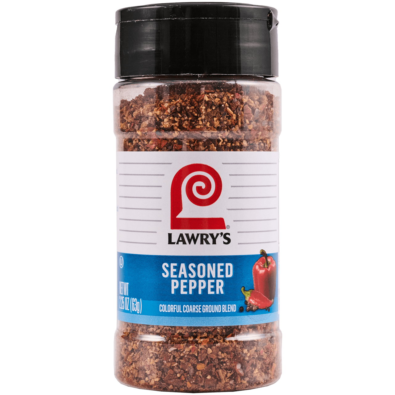 Lawry's Colorful Coarse Ground Blend Seasoned Pepper, 2.25 oz