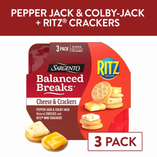 Sargento® Balanced Breaks® Pepper Jack & Colby-Jack + RITZ® Crackers Snack Kits