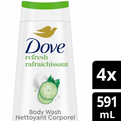 Dove Refresh Cucumber And Green Tea Body Wash No Sulfates & Parabens