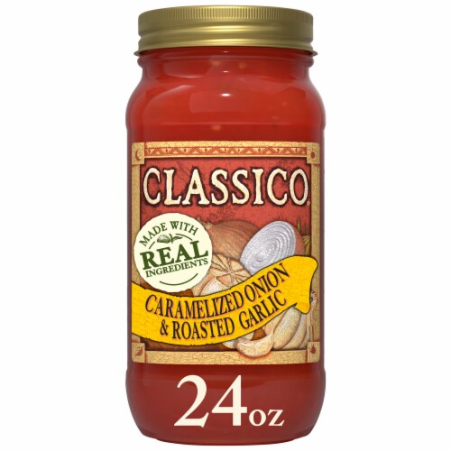 Classico Caramelized Onion & Roasted Garlic Spaghetti Pasta Sauce