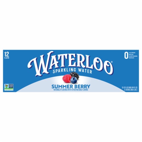 Waterloo® Summer Berry Flavored Sparkling Water Cans