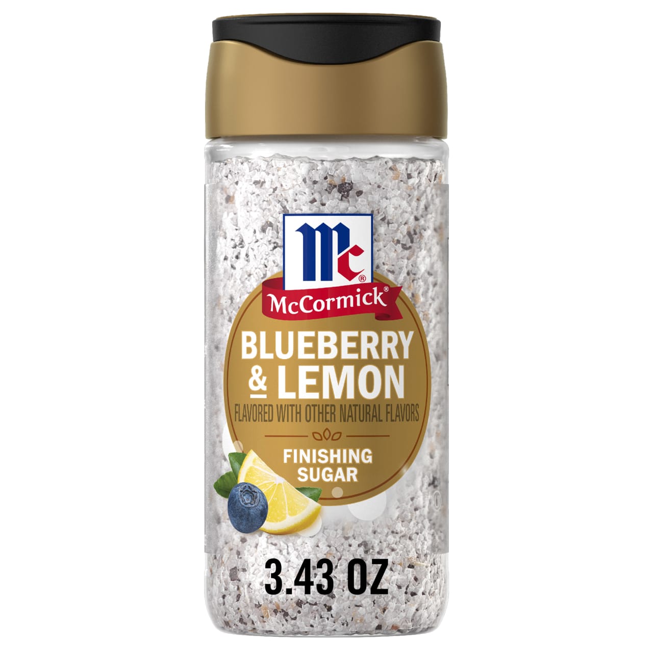 McCormick Blueberry and Lemon Finishing Sugar, 3.43 oz