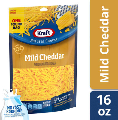 Kraft Shredded Mild Cheddar Cheese 16oz