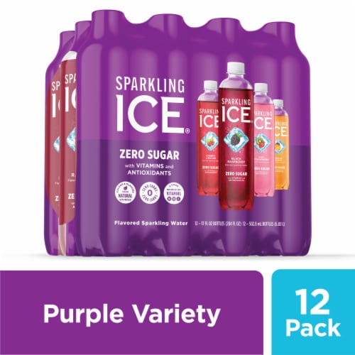 Sparkling Ice Sparkling Water Purple Variety Pack 12-17 fl. oz. Bottles