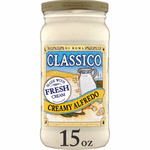 Classico Light Creamy Alfredo Spaghetti Pasta Sauce