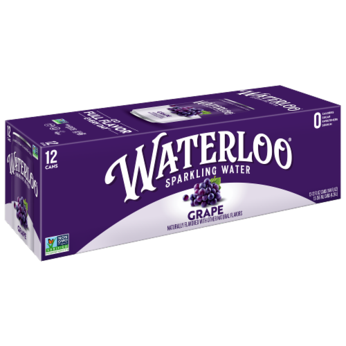 Waterloo® Grape Flavored Sparkling Water Cans