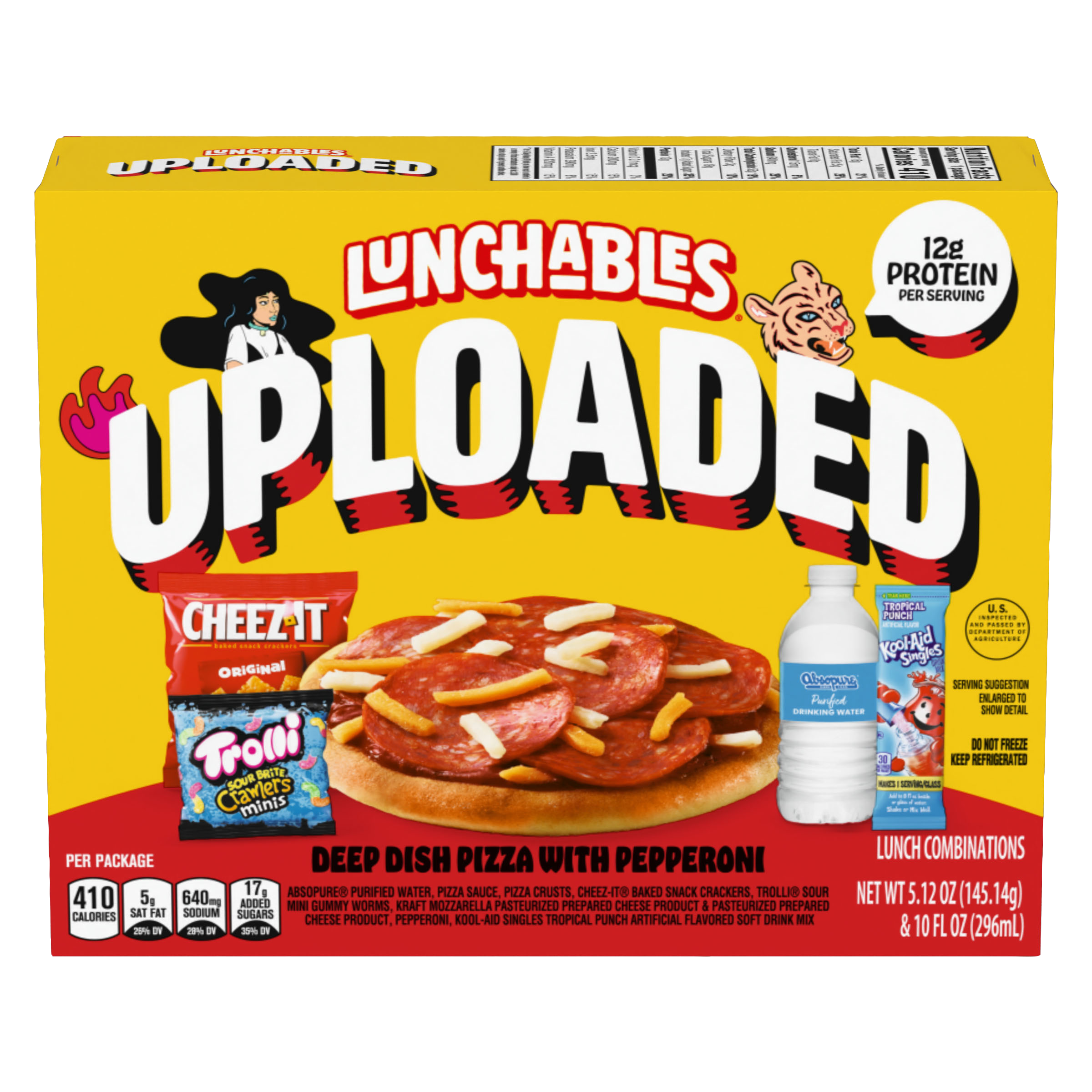 Uploaded Deep Dish Pizza with Pepperoni Snack Kit