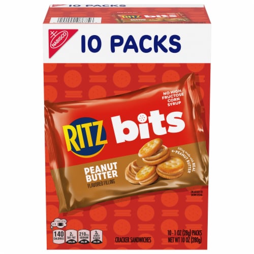 RITZ Bits Peanut Butter Sandwich Crackers Multipack