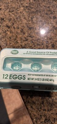 Great Value Eggs Grade AA 1 doz