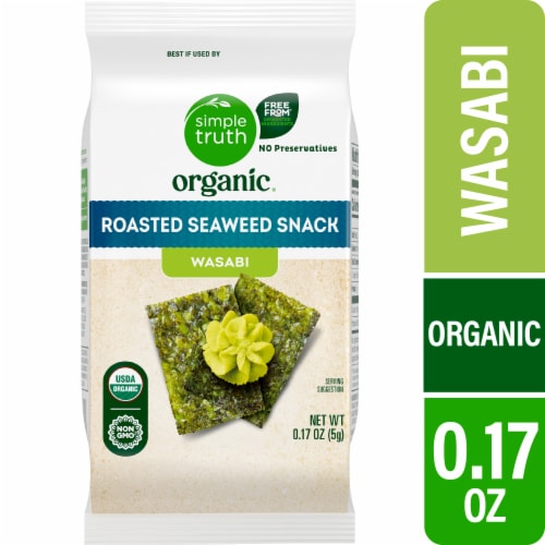 Simple Truth Organic® Wasabi Roasted Seaweed Snack