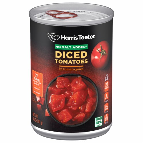 Harris Teeter™ No Salt Added Diced Tomatoes