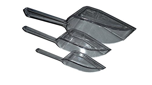 New Kitchen Scoop Set of 3 a Good Set of Kitchen Dining Meal Preparation and Food Storage Tools for Flour Sugar Salt Baking Soda Powder Dry Beans Lent