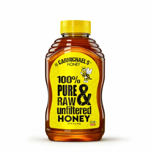 Carmichael's® 100% Pure & Raw Unfiltered Honey Bottle