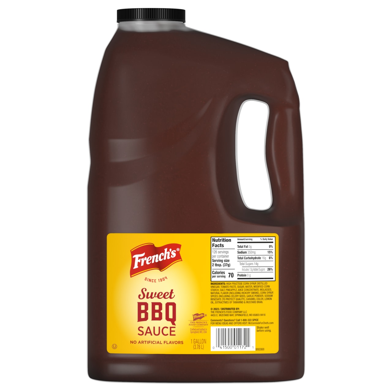 French's Sweet BBQ Sauce, 1.0 gal