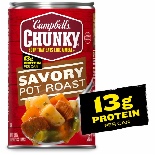 Campbell's Chunky Savory Pot Roast Soup 18.8 oz Can
